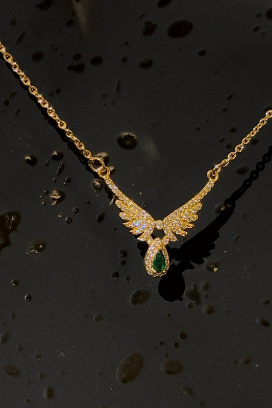 Celestial Seraph Necklace - Gold